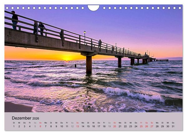 Produktbild: STRANDLUST: Fischland-Dar&szlig;-Zingst (Wandkalender 2026 DIN A4 quer), CALVENDO Monatskalender