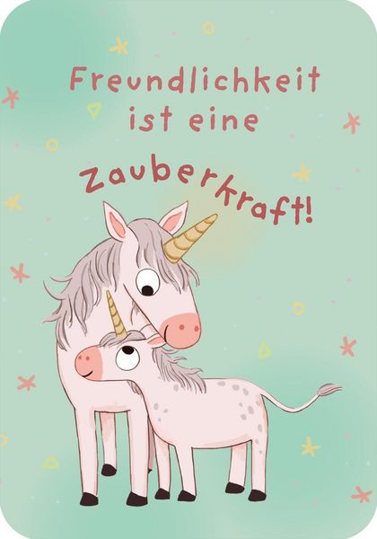 Produktbild: Ein Einhorn namens Oktober &ndash; Mutmachkarten