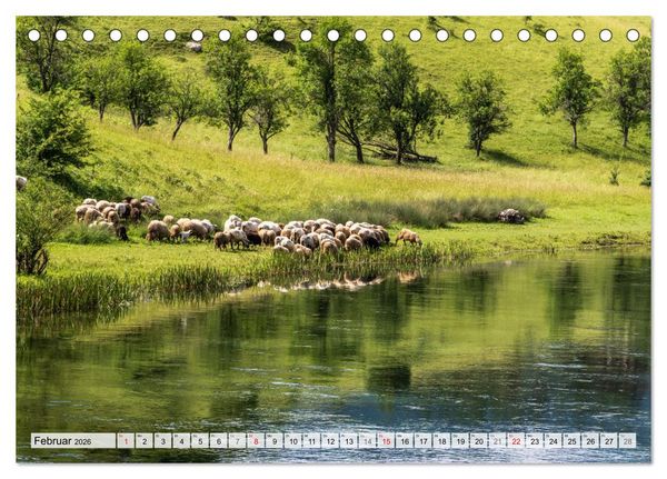 Produktbild: Wasserzauber Bosnien-Herzegowina (Tischkalender 2026 DIN A5 quer), CALVENDO Monatskalender