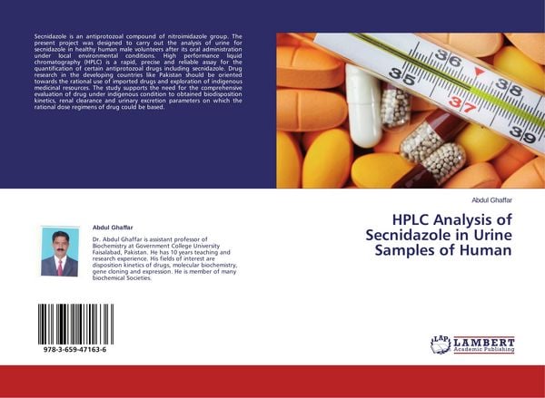 Produktbild: HPLC Analysis of Secnidazole in Urine Samples of Human