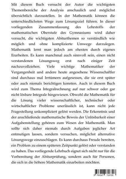 Produktbild: Mathematik-Abitur Band 1