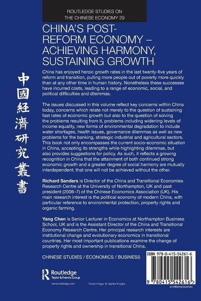 Produktbild: China's Post-Reform Economy - Achieving Harmony, Sustaining Growth