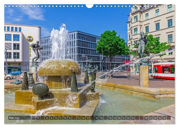 Produktbild: Unterwegs in Halle (Wandkalender 2026 DIN A3 quer), CALVENDO Monatskalender