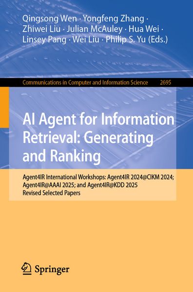 Produktbild: AI Agent for Information Retrieval: Generating and Ranking