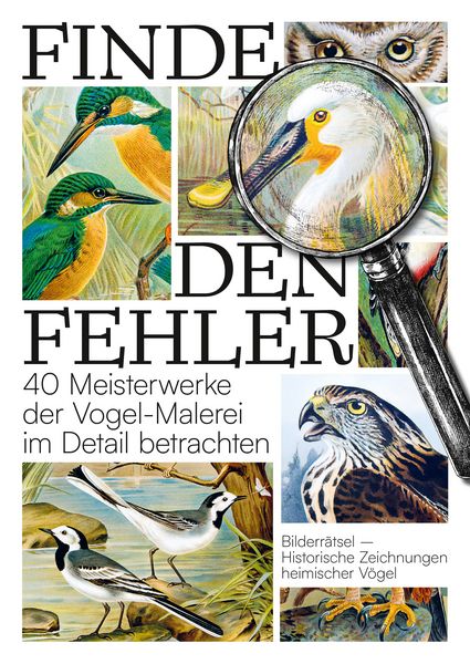 Produktbild: Finde den Fehler &ndash; 40 Meisterwerke der Vogel-Malerei