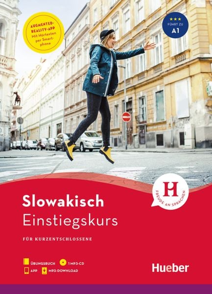Einstiegskurs Slowakisch. Buch + 1 MP3-CD + MP3-Download + Augmented Reality App, Set von L'ubica Henssen , Christoph Henssen, Hueber, 9783190152216