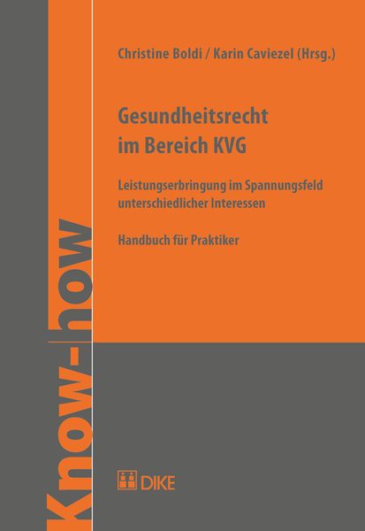 Produktbild: Gesundheitsrecht im Bereich KVG