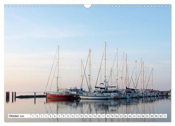Produktbild: Schiff und Segel - HIDDENSEE (Wandkalender 2026 DIN A3 quer), CALVENDO Monatskalender