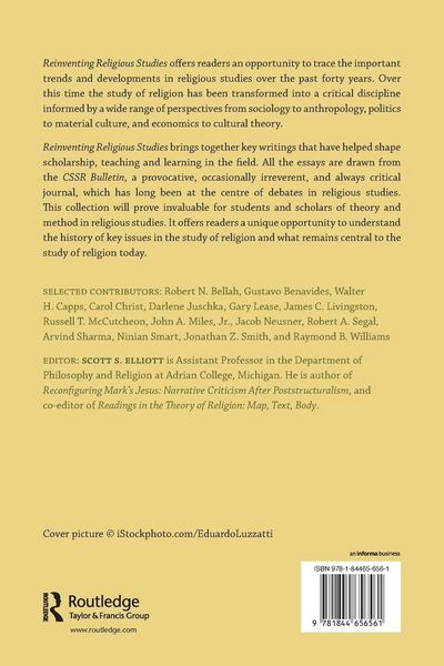 Produktbild: Reinventing Religious Studies
