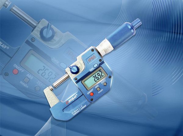 Produktbild: Dasqua 4410-1110-A Neue verbesserte digitale Au&szlig;enmessschraube IP65 mit doppelten IP67-Chips, Messbereich: 25-50 mm