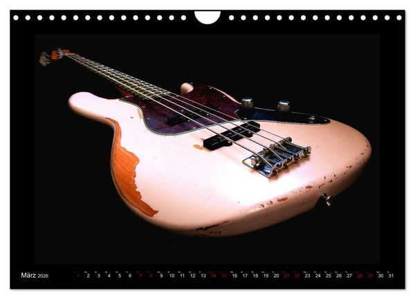 Produktbild: Rockgitarren im Blitzlicht (Wandkalender 2026 DIN A4 quer), CALVENDO Monatskalender