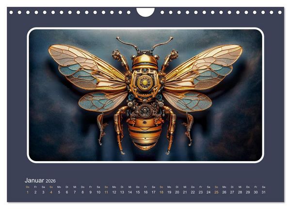 Produktbild: Roboterinsekten (Wandkalender 2026 DIN A4 quer), CALVENDO Monatskalender