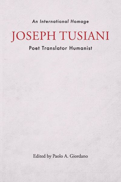 Produktbild: Joseph Tusiani -- Poet Translator Humanist
