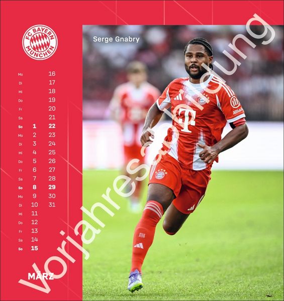 Produktbild: FC Bayern M&uuml;nchen Postkartenkalender 2027