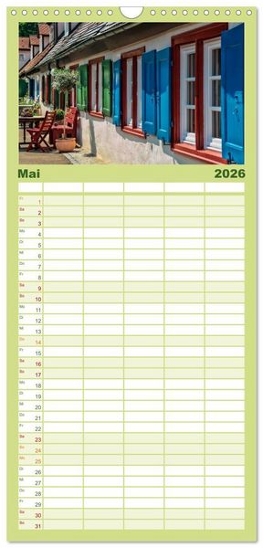 Produktbild: Familienplaner 2026 - B&uuml;hne frei f&uuml;r Ulm an der Donau mit 5 Spalten (Wandkalender, 21 x 45 cm) CALVENDO