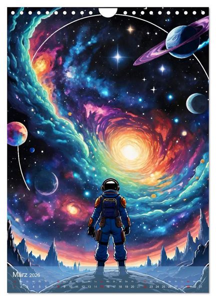 Produktbild: Weltraumtr&auml;ume (Wandkalender 2026 DIN A4 hoch), CALVENDO Monatskalender