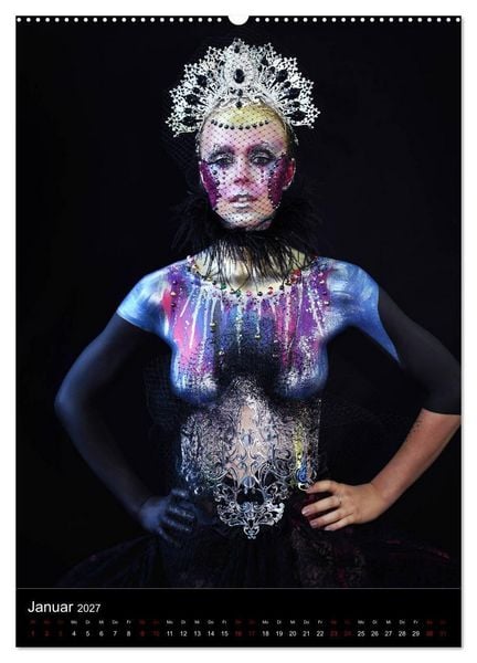Produktbild: World Bodypainting Festival #21 (hochwertiger Premium Wandkalender 2027 DIN A2 hoch), Kunstdruck in Hochglanz