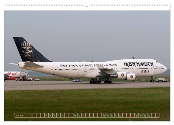 Produktbild: Boeing 747 - die K&ouml;nigin der L&uuml;fte (hochwertiger Premium Wandkalender 2026 DIN A2 quer), Kunstdruck in Hochglanz