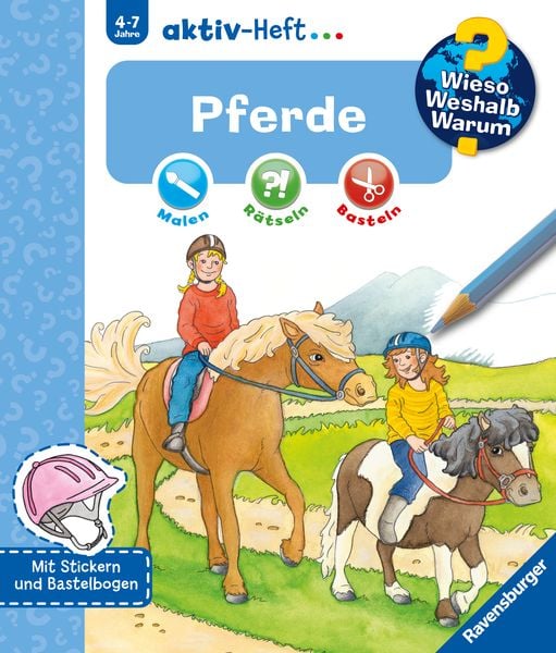 Produktbild: Wieso? Weshalb? Warum? aktiv-Heft - Pferde