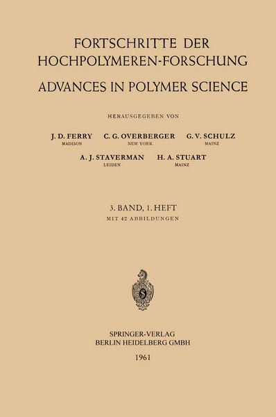 Produktbild: Fortschritte der Hochpolymeren-Forschung / Advances in Polymer Science