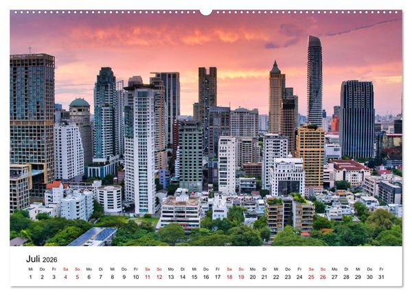 Produktbild: Bangkok das traumhafte Reiseziel (Wandkalender 2026 DIN A2 quer), CALVENDO Monatskalender
