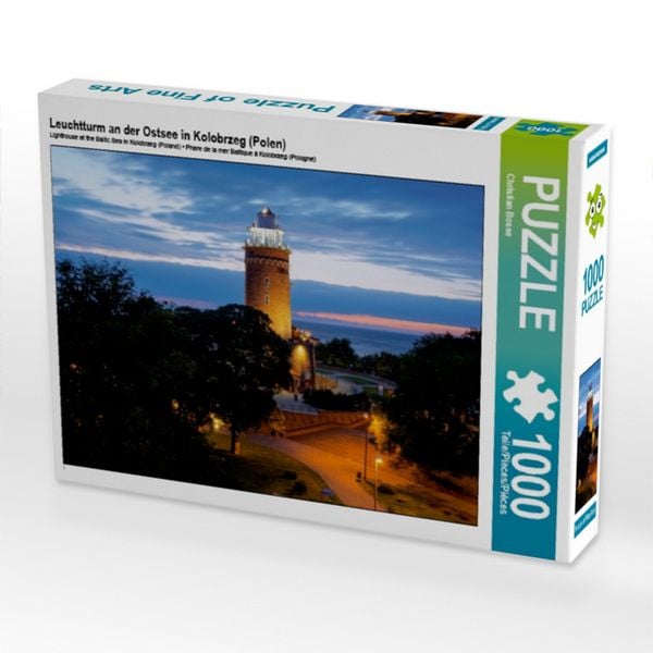 Produktbild: CALVENDO Puzzle Leuchtturm an der Ostsee in Kolobrzeg (Polen) 1000 Teile Puzzle quer | 1000 Teile Lege-Gr&ouml;&szlig;e 64 &times; 48 cm Foto-Puzzle f&uuml;r gl&uuml;ckliche Stunden