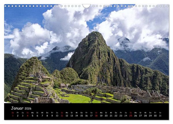 Produktbild: Traumziel Peru (Wandkalender 2026 DIN A3 quer), CALVENDO Monatskalender