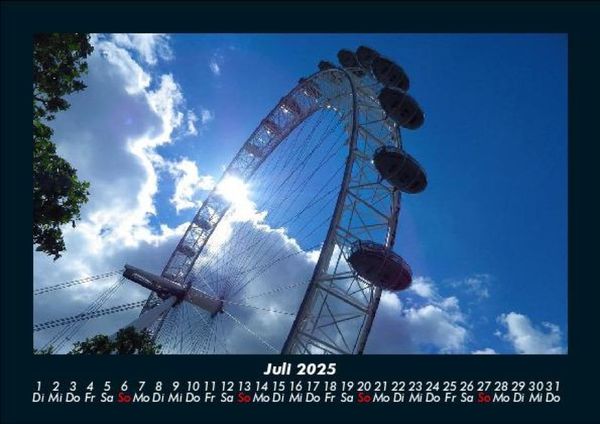 Produktbild: London 2025 Fotokalender DIN A5