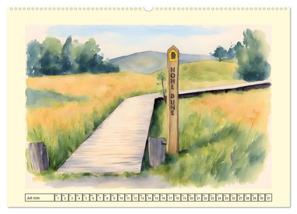 Produktbild: Entlang der deutschen Ostseek&uuml;ste (hochwertiger Premium Wandkalender 2026 DIN A2 quer), Kunstdruck in Hochglanz