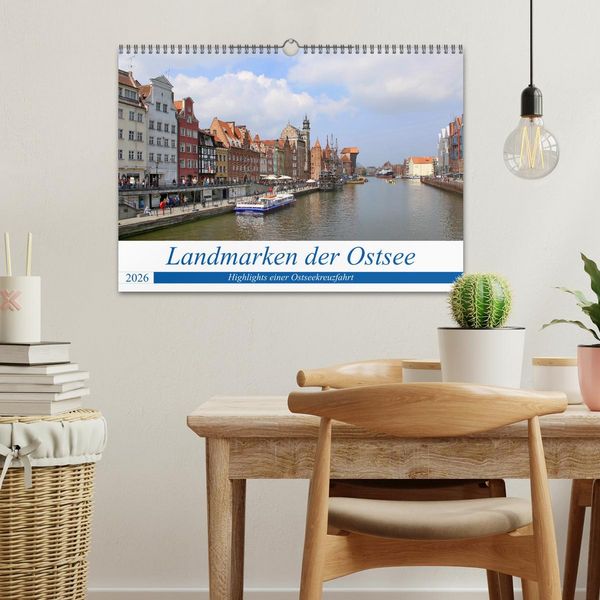 Produktbild: Landmarken der Ostsee (Wandkalender 2026 DIN A3 quer), CALVENDO Monatskalender