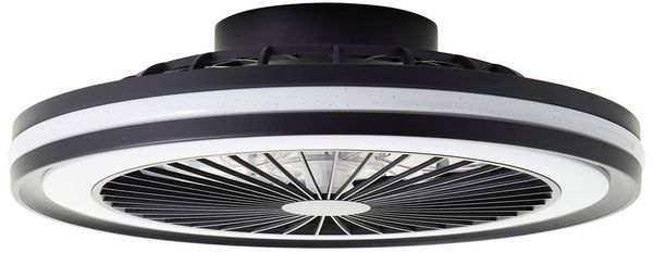 Produktbild: Brilliant G99280/06 Palmero LED-Deckenleuchte mit Ventilator LED-Modul 40W Schwarz