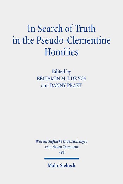 Produktbild: In Search of Truth in the Pseudo-Clementine Homilies