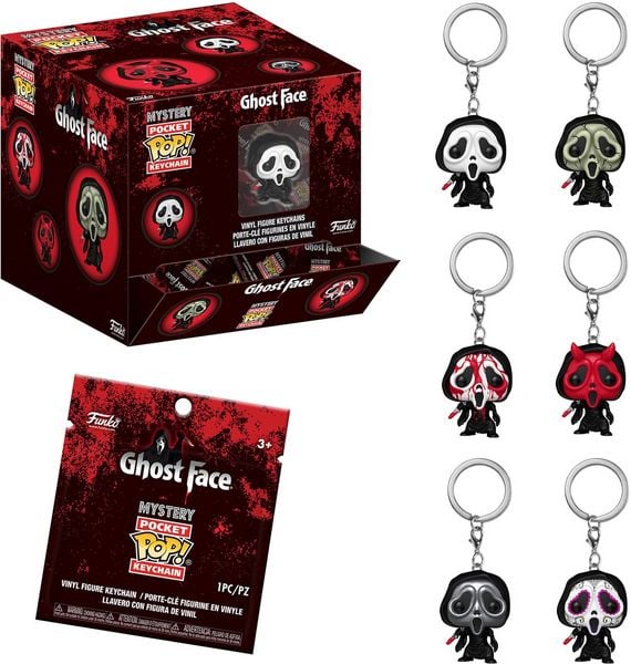 Produktbild: POP Keychain: Ghost Face- 12pc PDQ(Blind)