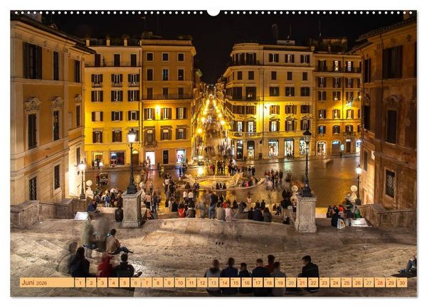Produktbild: Rom - In der Ewigen Stadt (hochwertiger Premium Wandkalender 2026 DIN A2 quer), Kunstdruck in Hochglanz