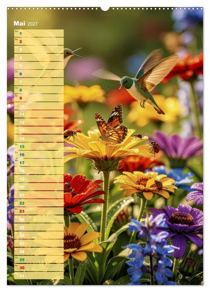 Produktbild: Bunte Farben der Natur (hochwertiger Premium Wandkalender 2027 DIN A2 hoch), Kunstdruck in Hochglanz