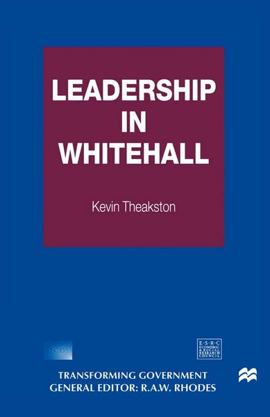 Produktbild: Leadership in Whitehall