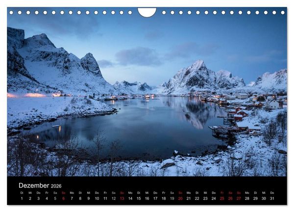 Produktbild: Lofoten Impressionen von Armin Fuchs (Wandkalender 2026 DIN A4 quer), CALVENDO Monatskalender