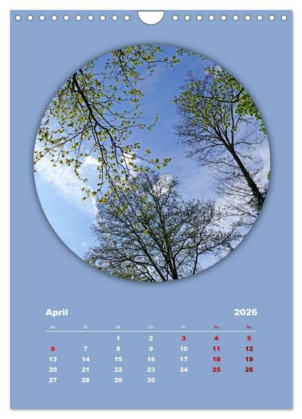 Produktbild: Rundherum Natur (Wandkalender 2026 DIN A4 hoch), CALVENDO Monatskalender