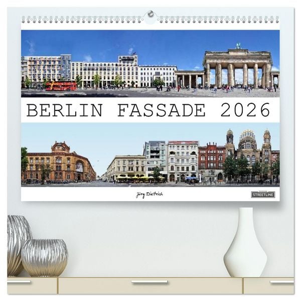 Produktbild: Berlin Fassade (hochwertiger Premium Wandkalender 2026 DIN A2 quer), Kunstdruck in Hochglanz