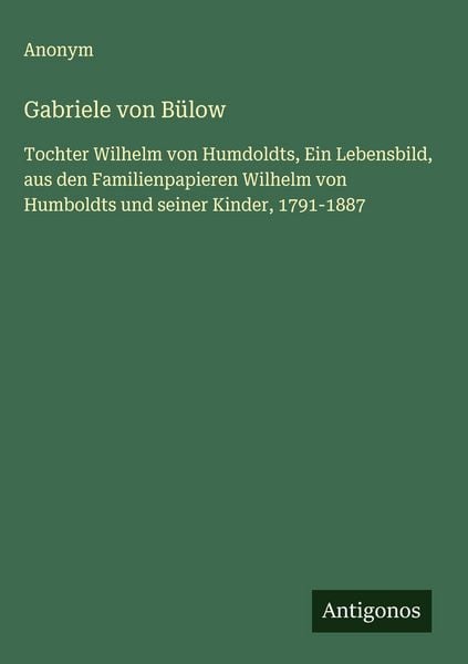 Produktbild: Gabriele von B&uuml;low