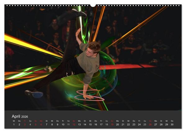 Produktbild: Break Dance B-boys & B-girls (Wandkalender 2026 DIN A2 quer), CALVENDO Monatskalender
