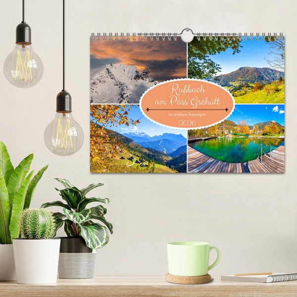 Produktbild: Ru&szlig;bach am Pass Gsch&uuml;tt (Wandkalender 2026 DIN A4 quer), CALVENDO Monatskalender