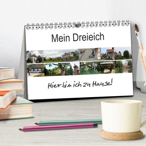 Produktbild: Mein Dreieich (Tischkalender 2026 DIN A5 quer), CALVENDO Monatskalender