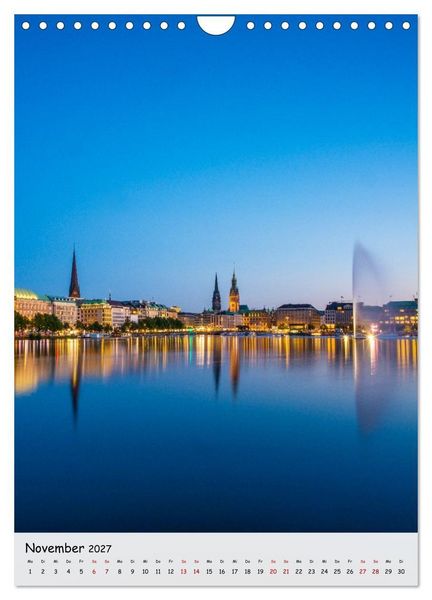 Produktbild: Hamburg - Hanseatische Eleganz (Wandkalender 2027 DIN A4 hoch), CALVENDO Monatskalender