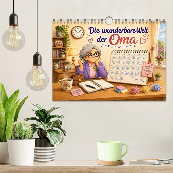 Produktbild: Die wunderbare Welt der Oma (Wandkalender 2027 DIN A4 quer), CALVENDO Monatskalender