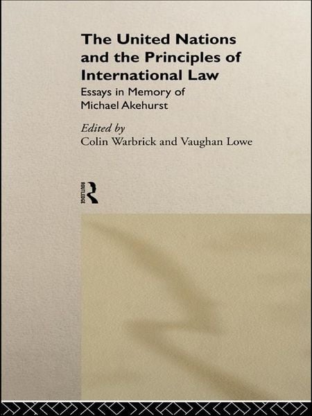 Produktbild: The United Nations and the Principles of International Law