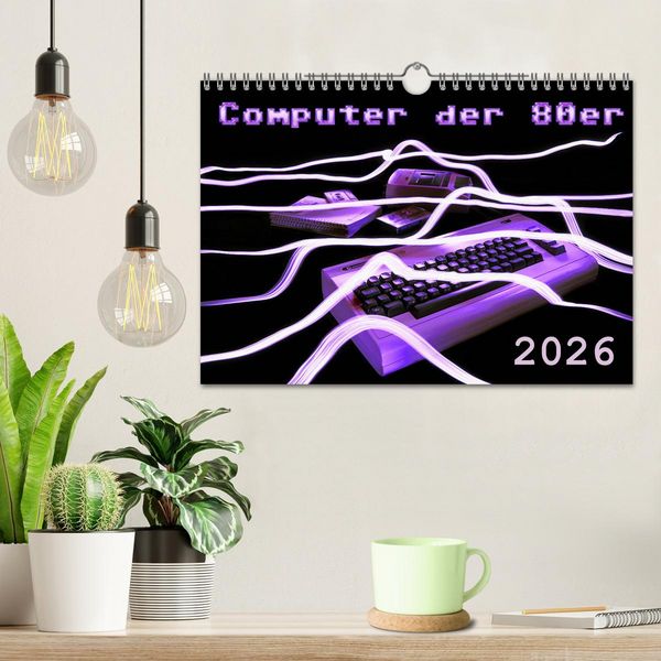 Produktbild: Computer der 80er (Wandkalender 2026 DIN A4 quer), CALVENDO Monatskalender