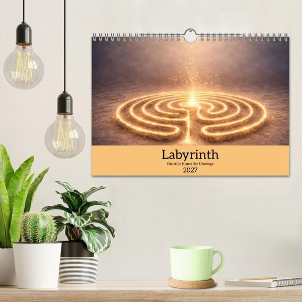 Produktbild: Labyrinth - Die stille Kunst der Umwege (Wandkalender 2027 DIN A4 quer), CALVENDO Monatskalender