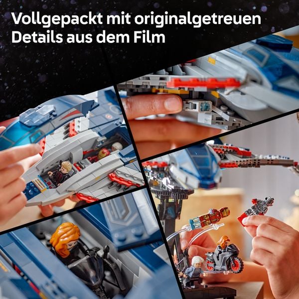 Produktbild: LEGO Marvel Avengers Quinjet 76325 &ndash; Kinder Spielzeug &ndash; Geschenk ab 12