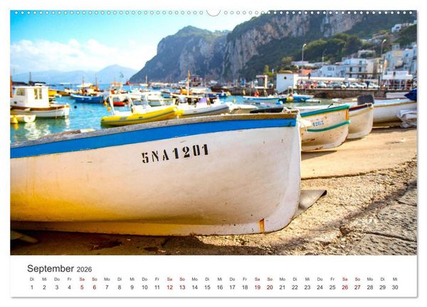 Produktbild: Capri - Im Golf von Neapel. (hochwertiger Premium Wandkalender 2026 DIN A2 quer), Kunstdruck in Hochglanz